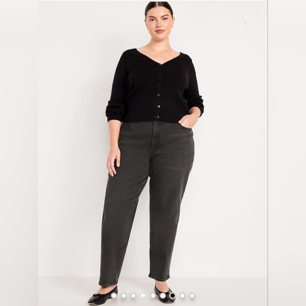 Old Navy OG Loose High-Rise Jeans – Black, Size 16